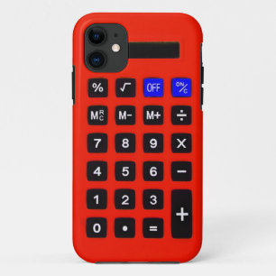 Capa Para iPhone 11 Calculadora Laranja