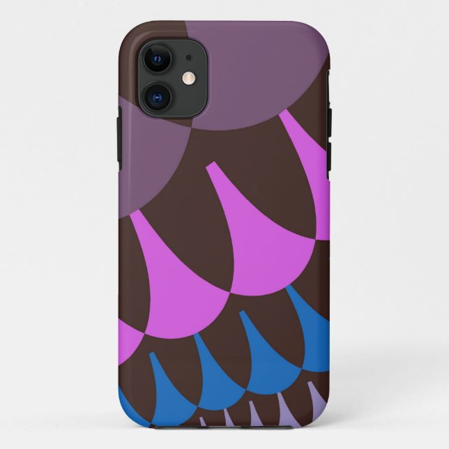 Capa Para iPhone 11 Caldeiras de framboesa de chocolate (Verso)