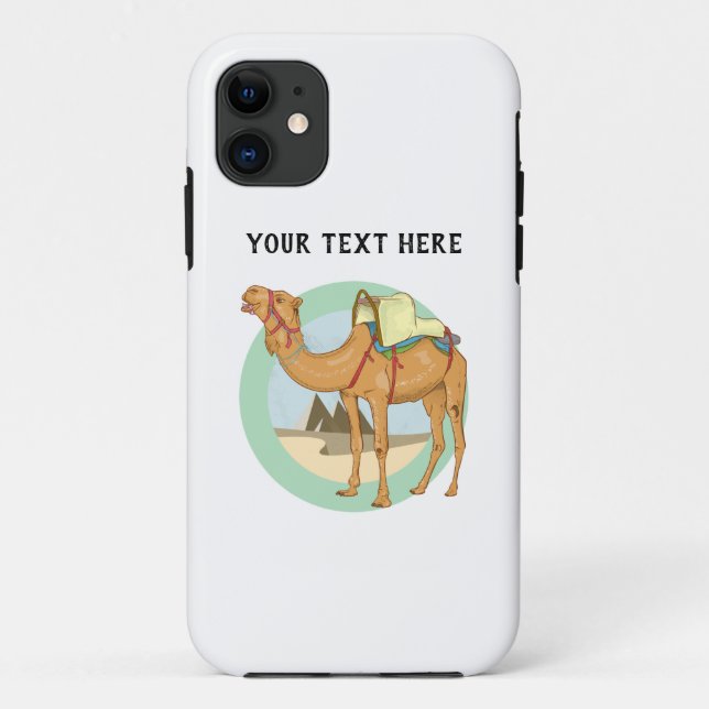 Capa Para iPhone 11 Camel Trek Egito (Verso)