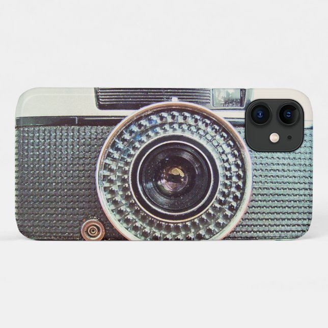 Capa Para iPhone 11 Câmera retrô (Verso (horizontal))
