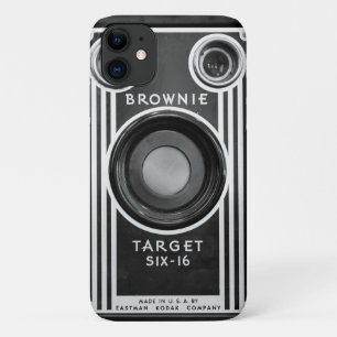 Capa Para iPhone 11 Câmera Vintage Preto e Branco modernos