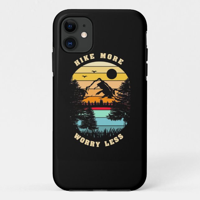 Capa Para iPhone 11 Caminhar Mais Preocupada Menos (Verso)