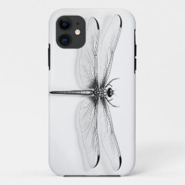 Capa Para iPhone 11 Camisa Dragonfly Metálica