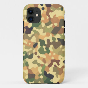 Capa Para iPhone 11 Camo Autumn
