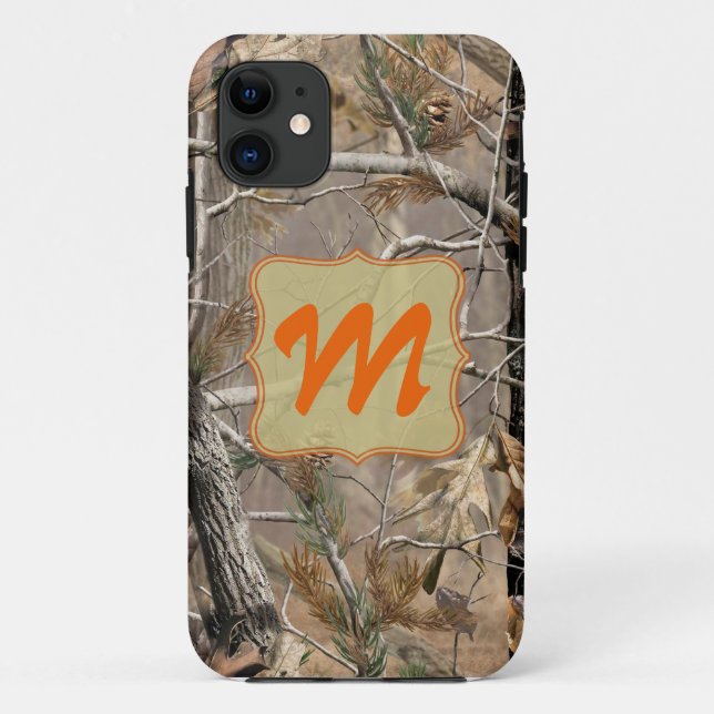 Capa Para iPhone 11 Camo Camouflage Hunting Monograma IPHONE 5 Caso (Verso)