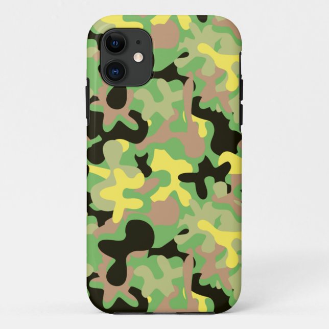 Capa Para iPhone 11 Camo de assinatura de Primavera antecipado (Verso)