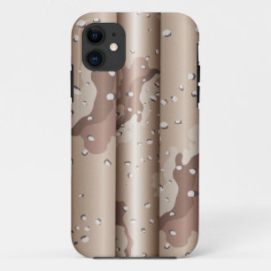 Capa Para iPhone 11 Camo do Deserto 3D