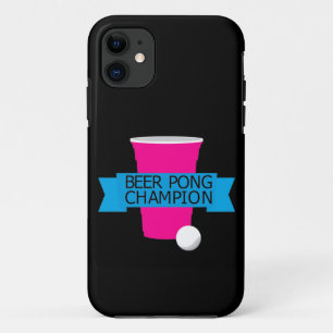 Capa Para iPhone 11 campeão de cerveja-pong na faculdade