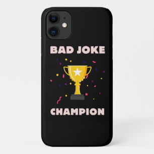 Capa Para iPhone 11 Campeão de Piadas Ruins