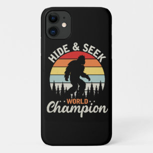 Capa Para iPhone 11 Campeão Mundial de Esconde-Esconde do Pé-Grande