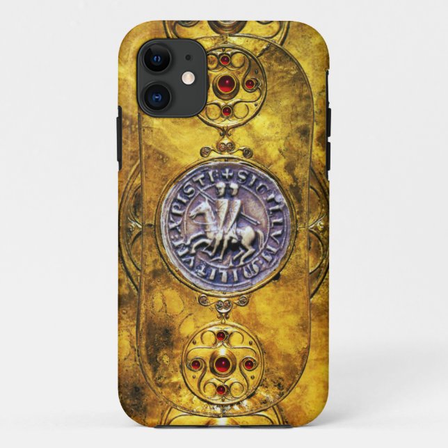 CAPA PARA iPhone 11 CAMPO CELTICO COM SELO DO MODELO KNIGHTS (Verso)