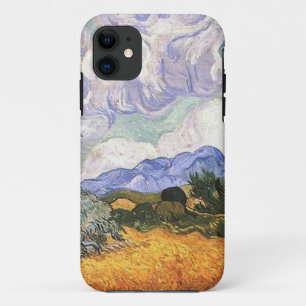 Capa Para iPhone 11 Campo de Trigo com Cipreste de Van Gogh.