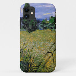 Capa Para iPhone 11 Campo de trigo verde com Cypress de Van Gogh.