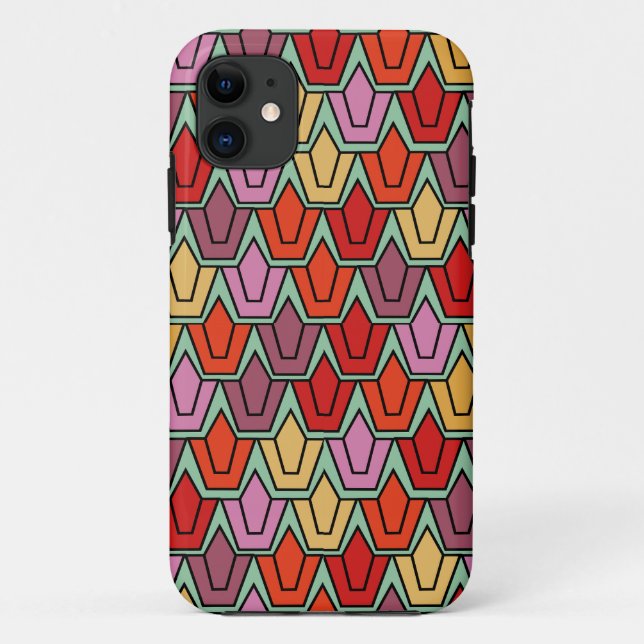 Capa Para iPhone 11 Campo de Tulip Misto (Verso)