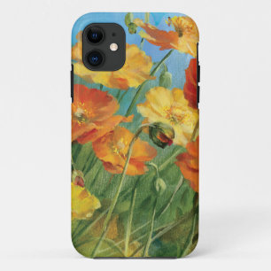 Capa Para iPhone 11 Campo floral do verão