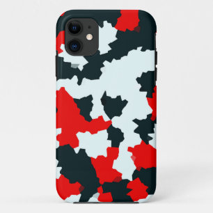 Capa Para iPhone 11 Camuflagem Abstrato Mosaica Geométrica Irregular