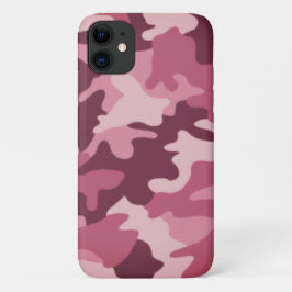 Capa Para iPhone 11 Camuflagem de framboesa