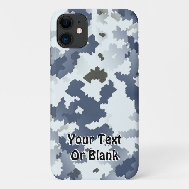 Capa Para iPhone 11 Camuflagem de inverno (Verso)