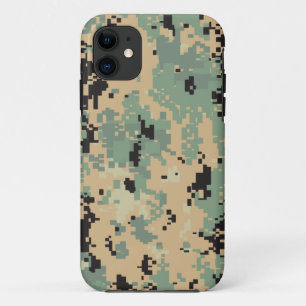 Capa Para iPhone 11 Camuflagem Digital
