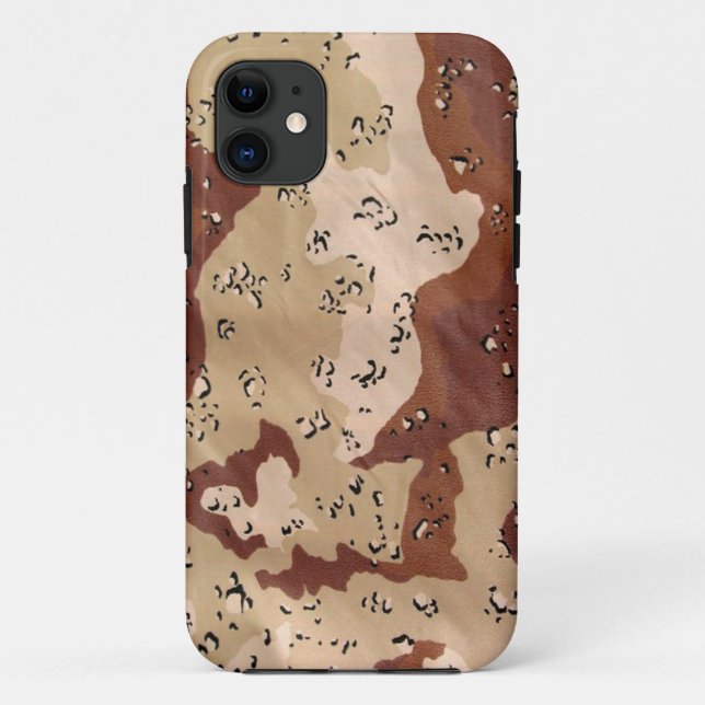 Capa Para iPhone 11 Camuflagem do deserto (Verso)