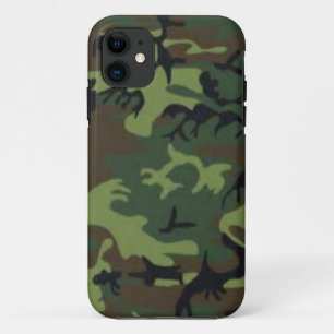 Capa Para iPhone 11 Camuflagem escura