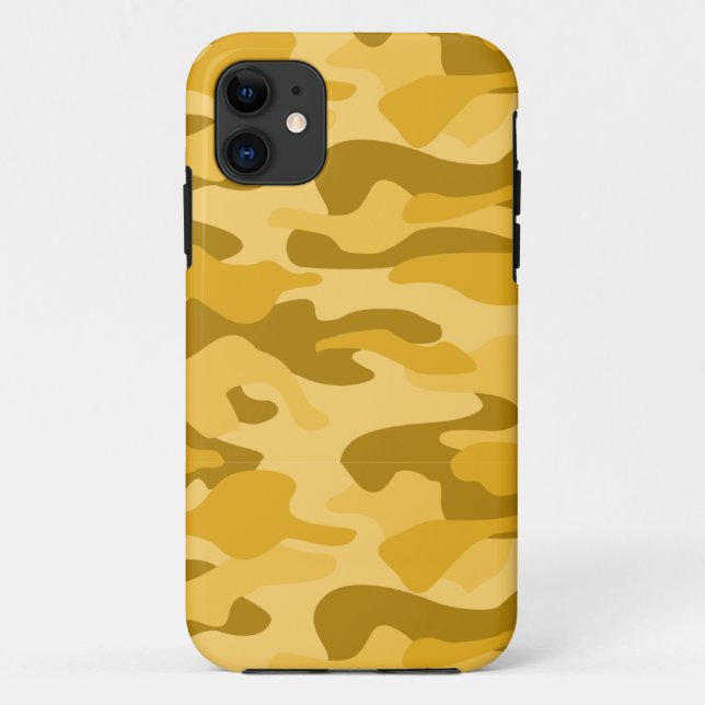 Capa Para iPhone 11 Camuflagem Monocor Milho (Verso)