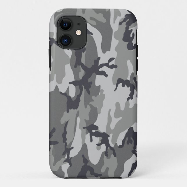 Capa Para iPhone 11 Camuflagem urbana (Verso)