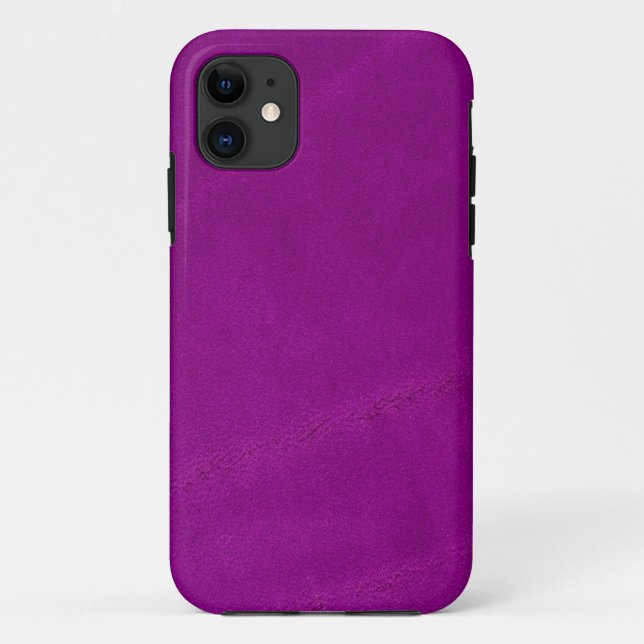 Capa Para iPhone 11 Camurça roxa (Verso)