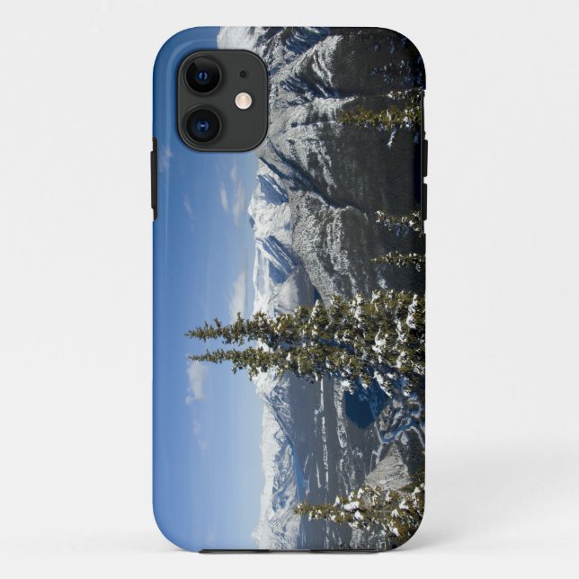 Capa Para iPhone 11 Canadá, Alberta, Banff. Vistas do Vale Bow (Verso)