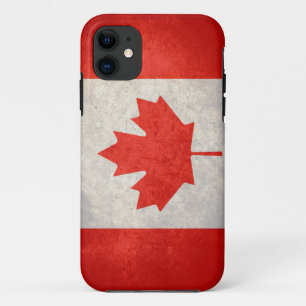 Capa Para iPhone 11 Canadá; Bandeira canadense