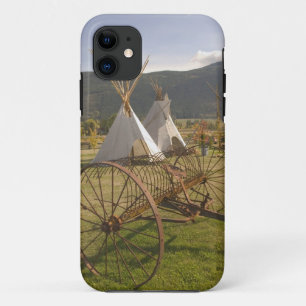 Capa Para iPhone 11 CANADÁ, Colúmbia Britânica, Enderby. Tendas &