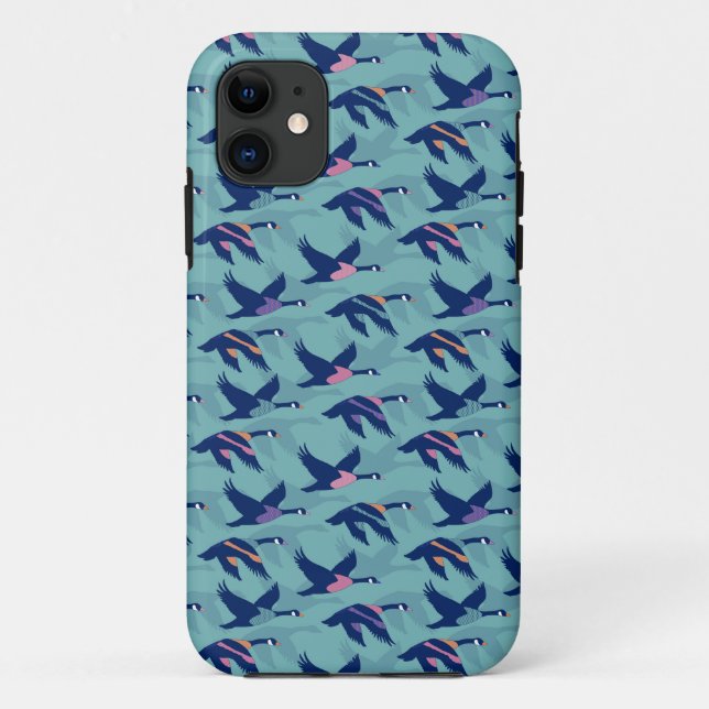 Capa Para iPhone 11 Canadá Geese (Verso)