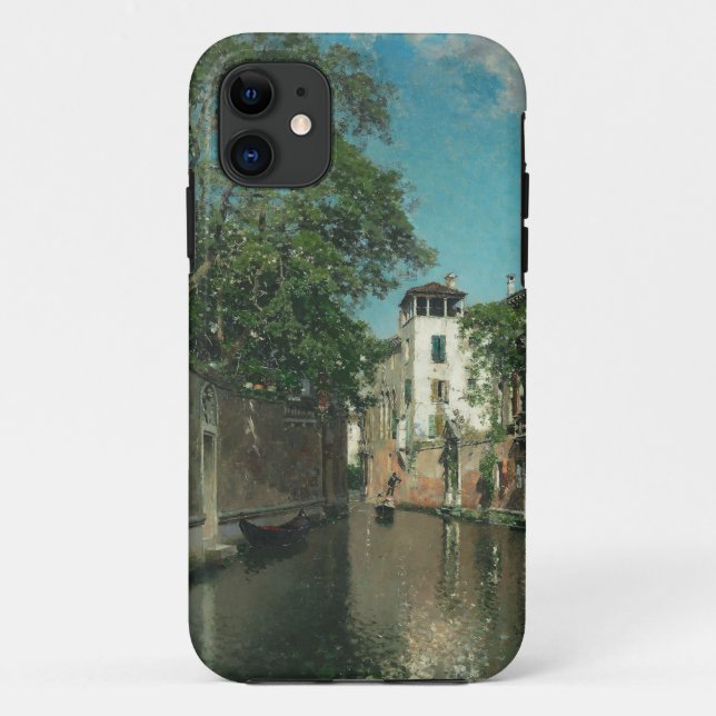 Capa Para iPhone 11 Canal em Veneza (Verso)