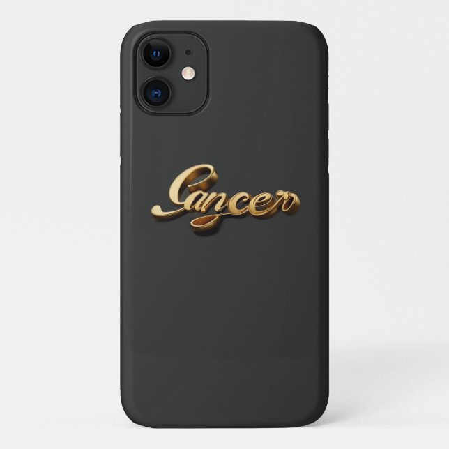 Capa Para iPhone 11 Cancer (Verso)