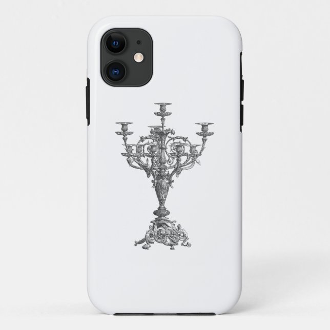 Capa Para iPhone 11 candelabra candleholder (Verso)