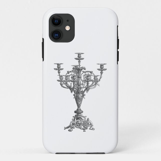 Capa Para iPhone 11 candelabra candleholder (Verso)