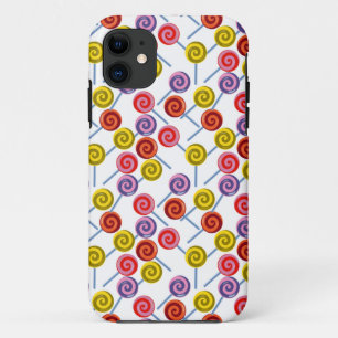 Capa Para iPhone 11 Candy pattern   Lollies pattern   lollipop 2