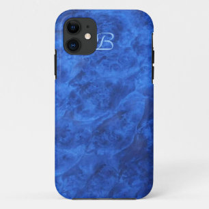 Capa Para iPhone 11 Caninos escondidos na caixa azul do iPhone 5 da