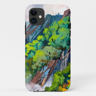 Capa Para iPhone 11 Canvas da natureza