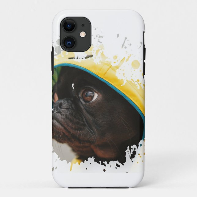 Capa Para iPhone 11 Cão legal (Verso)