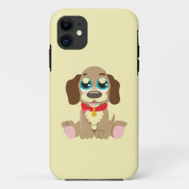 Capa Para iPhone 11 Cãozinho Bonito Com Olhos Bonitos