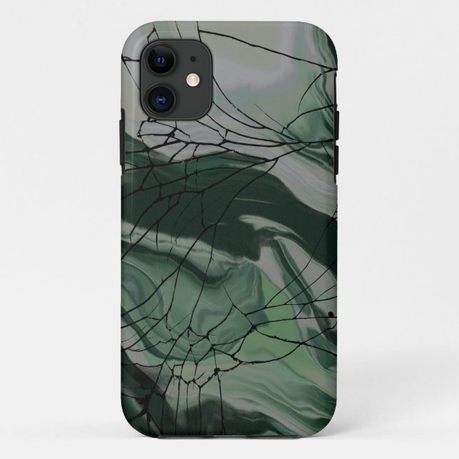Capa Para iPhone 11 Capa de iphone 11 Vidro Quebrado (Verso)