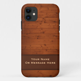 Capa Para iPhone 11 Capa de iPhone 5 de madeira vintage Apple