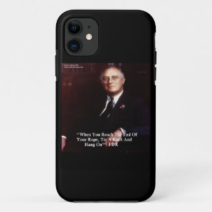 Capa Para iPhone 11 Capa de iPhone 5 FDR & Citação do Fim da Corda
