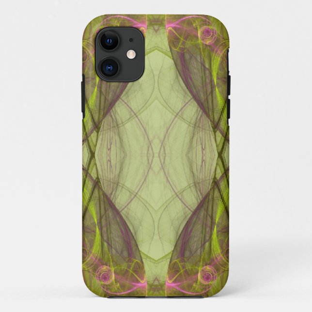 Capa Para iPhone 11 Capa de iPhone 5 Green & Pink Case-Mate Barely The (Verso)