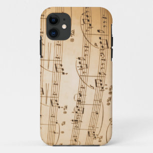 Capa Para iPhone 11 Capa de iPhone 5 Notas Musicais