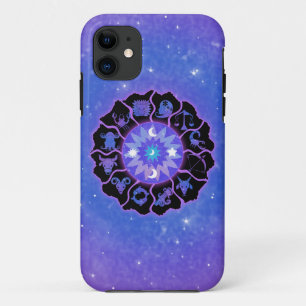 Capa Para iPhone 11 Capa de iPhone 5 Roda do Zodíaco