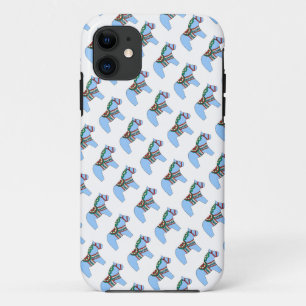 Capa Para iPhone 11 Capa de iPhone Cavalo Dala Azul