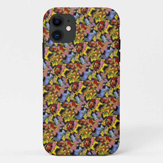 Capa Para iPhone 11 Capa de iPhone Cavalos Art Dala (Verso)