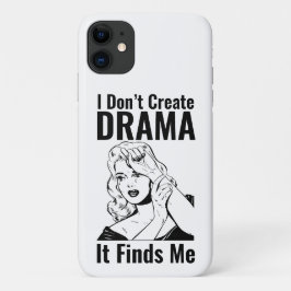 Capa Para iPhone 11 Capa de iPhone drama mulher chorando retrô